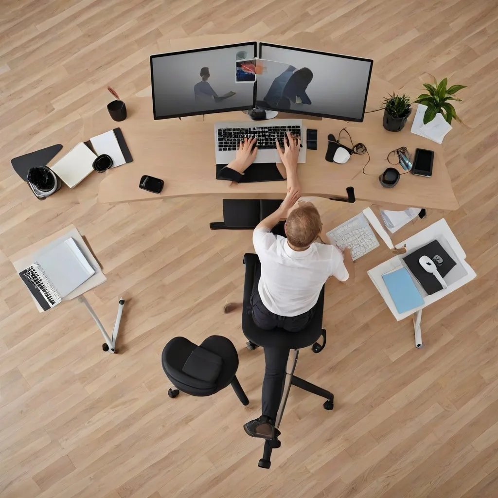 Jakie są najważniejsze zasady ergonomii przy pracy z komputerem